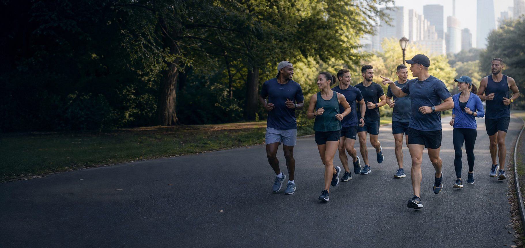 Running club team